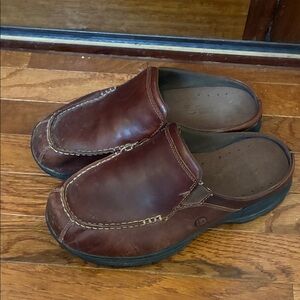 Classic Brown Leather Men's Slip-On Loafers